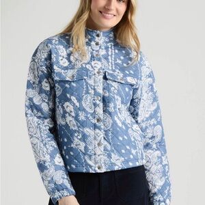 Mexx Women’s Quilted Printed Bomber Jacket